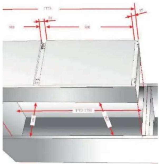 M-SYSTEM MKV1780 - Schematische weergave van de koelkast - 4