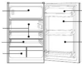 M-SYSTEM MKRV88 - Compartment réfrigérateur - 1