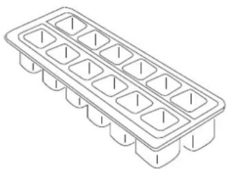M-SYSTEM MKRV88 - Production de glaçons - 1