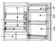 M-SYSTEM MKR88 - Compartiment réfrigérateur - 1