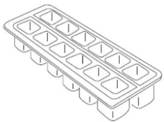 M-SYSTEM MKRV122 - Production de glaçons - 1