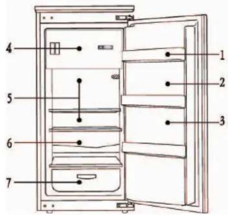 M-SYSTEM MKRV122 - Cold storage compartment - 1
