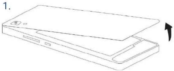 ECHO Plum - Inserting the SIM cards - 1