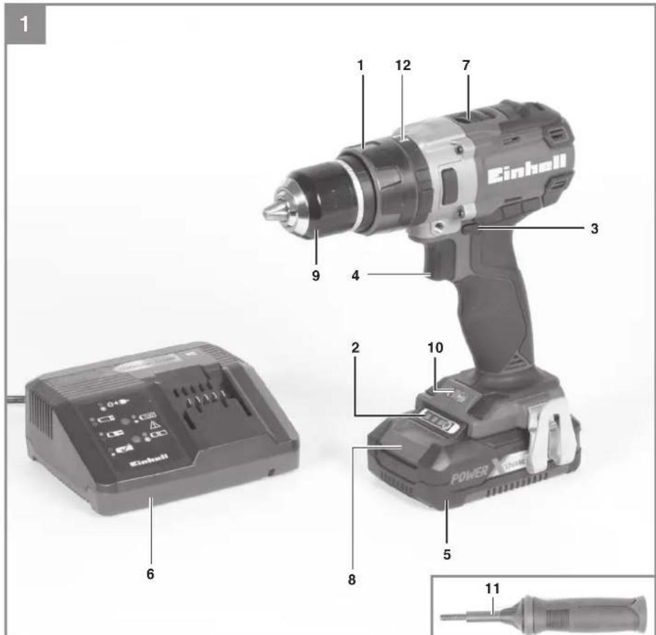 EINHELL TECD 18 LII BL - 1