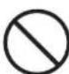 ROLAND RD64 - Don't allow foreign objects or liquids to enter unit; never place containers with liquid on unit - 1
