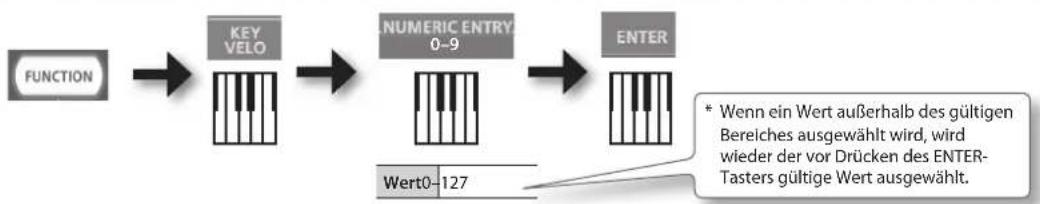 ROLAND RD64 - Verändern von Einstellungen (FUNCTION-Modus) - 4