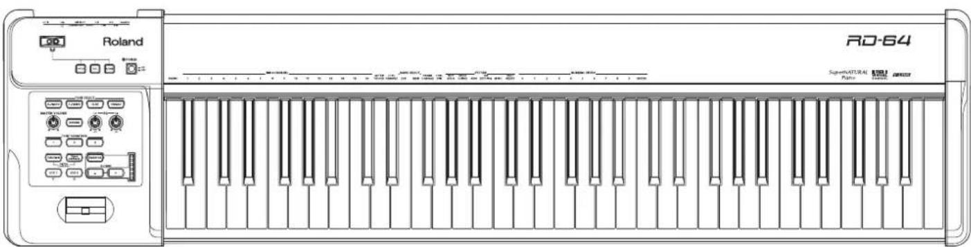 ROLAND RD64 - Controle de um Módulo de Som MIDI Externo no Modo Piano - 1