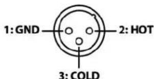 1: GND 2: HOT 3: COLD