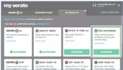 ROLAND DJ808 - Activer l'extension 'Serato DVS' - 4