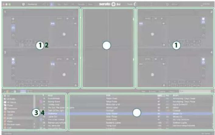 ROLAND DJ808 - Opérations élémentaires avec 'Serato DJ' - 1