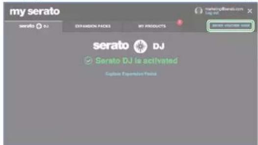 ROLAND DJ808 - Activer l'extension 'Serato DVS' - 1