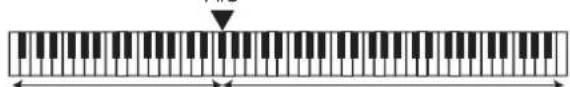 ROLAND LX7BW - Jouer des sons différents avec la main droite et la main gauche - 1