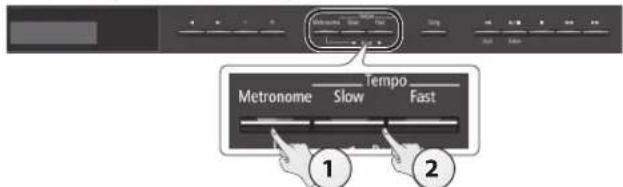 Metronome Slow Fast 1 2 Tempo