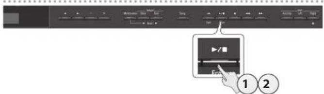 ROLAND LX7CB - DemarrerVoteenregistrementetlesauvegarden - 1