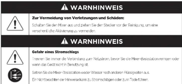 Vitamix Ascent A2500i - Zur Desinfektion (600-ml-Becher oder 240-ml-Schüssel) mit Essig (Säuregehalt von mindestens 5%): - 1