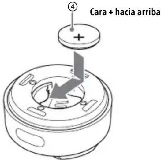 SONY RMX7BT - Instalación de la pila de litio - 2