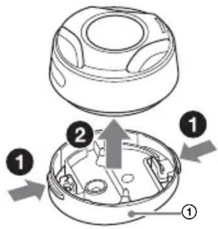 SONY RMX7BT - To remove the remote commander - 1