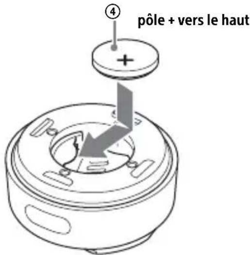 SONY RMX7BT - Installation de la pile au lithium - 2
