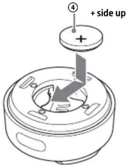 SONY RMX7BT - Installing the lithium battery - 2
