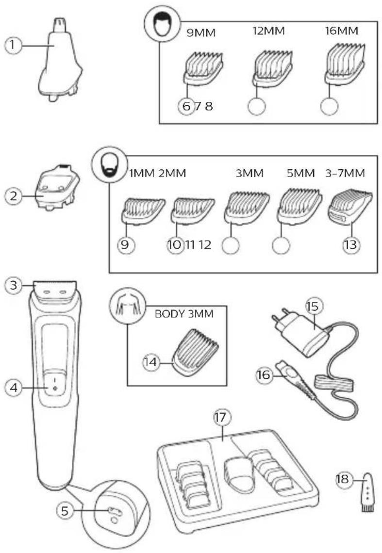 PHILIPS MG3740 - General overview MG37xx Chimera - 1