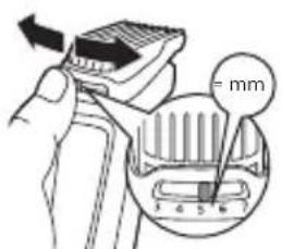 PHILIPS Series 3000 MG3747 - Verstellbarer Kammaufsatz 3-7 mm - 1
