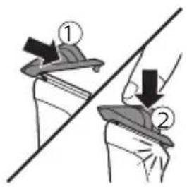 PHILIPS Series 3000 MG3747 - Encaixar e desencaixar pentes - 1