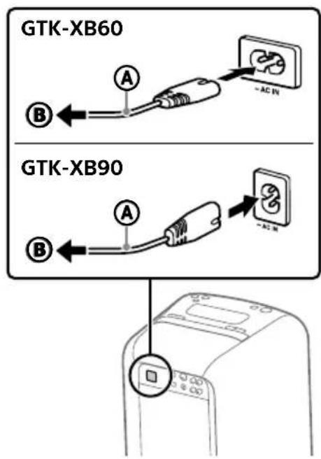 SONY GTKXB60 - Carga de la batería - 1