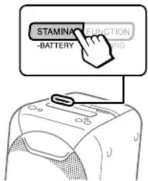 SONY GTKXB60 - Vérification du niveau de la batterie rechargeable - 1