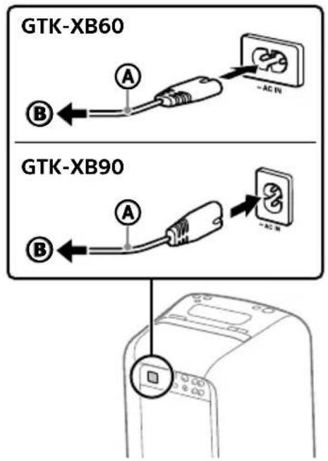 SONY GTKXB60 - Caricamento della batteria - 1
