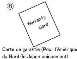 Warranty Card Carte de garantie (Pour l'Amérique du Nord/le Japon uniquement)