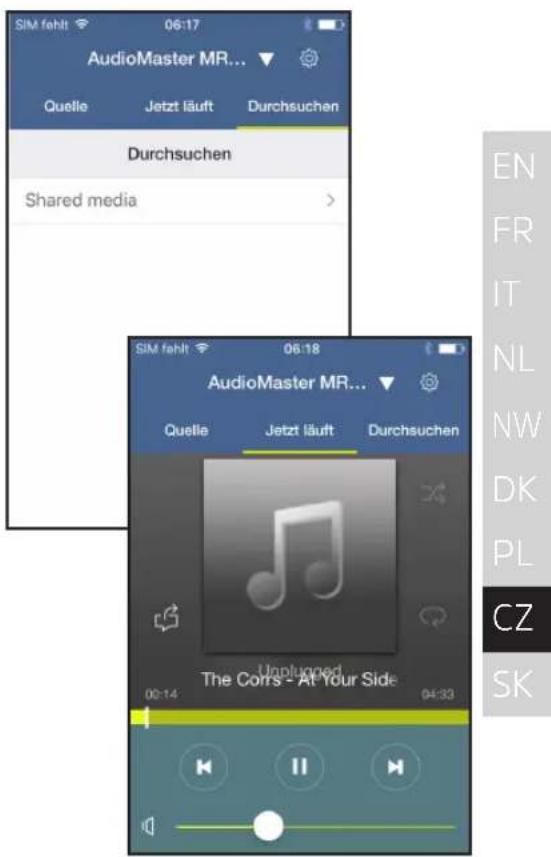 TECHNISAT TechniSound MR2 - Použiváni prehrávacé Hudby / UPnP - 1
