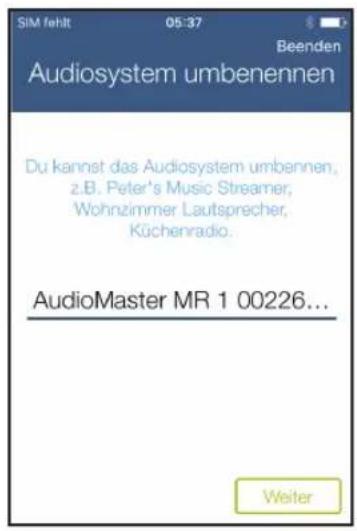 TECHNISAT TechniSound MR2 - Vytvorenie spojenia k AUDIOMASTER MR3 - 3