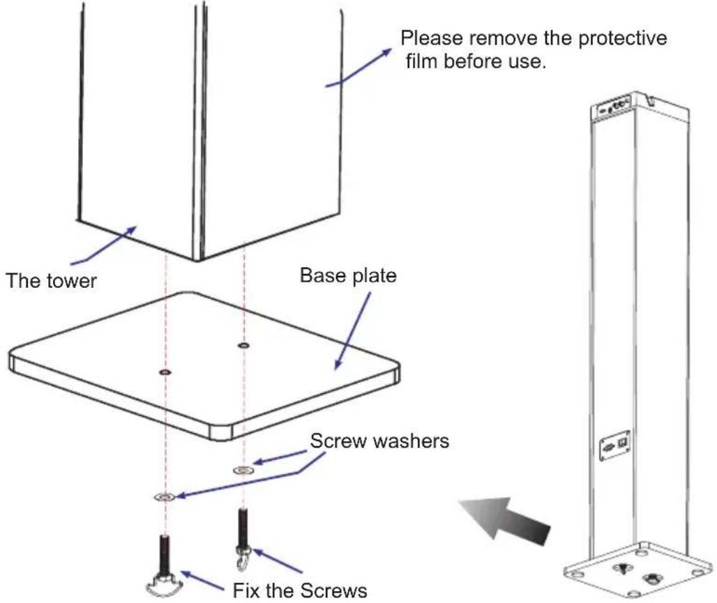 MPMAN T180LBT - Installation diagram - 1