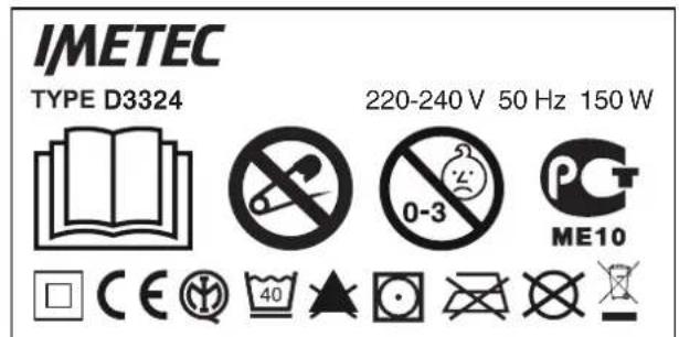 IMETEC 6900C - COPERTA ELETTRICA - 5