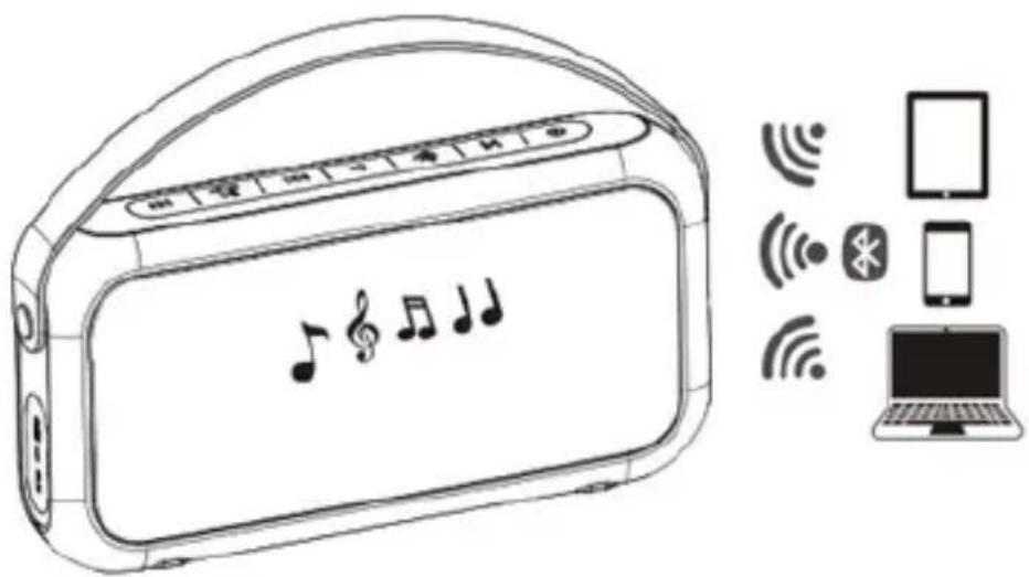 Billow ZX9 - Režim prehrávania Bluetooth - 1