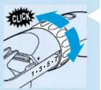 PHILIPS HQC688 - Clipping with comb attachment: - 2