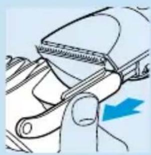 PHILIPS HQC644 - Come tagliare i capelli con l'accessorio pettine - 1