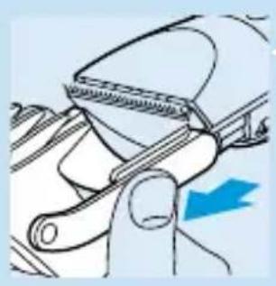 PHILIPS HQC644 - Corte con el accesorio-peine - 3