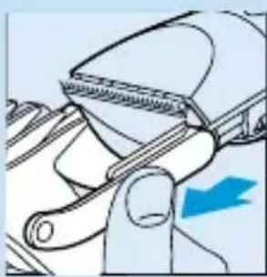 PHILIPS HQC644 - Saç uzunluğu ayarlıarı - 1