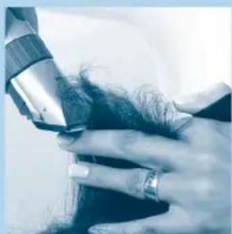 PHILIPS HQC486 - Come tagliare i capelli alla usare il pettine distanziatore - 2