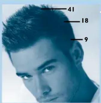 PHILIPS HQC486 - Ustte uzun ve basin yanlarinda kisa - 1