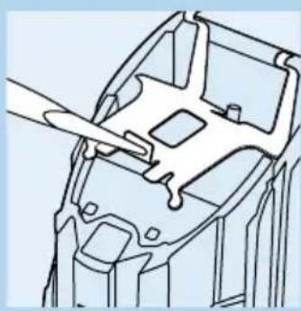 PHILIPS HQC486 - Accu verwijderen - 2