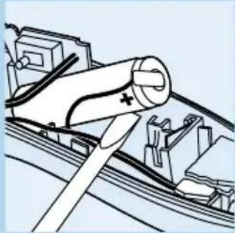 PHILIPS HQC486 - Open the housing. - 2