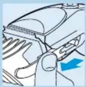 PHILIPS HQC484 - Aparar sem o pente acessório - 1