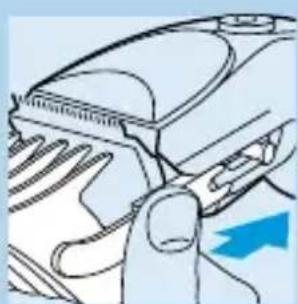 PHILIPS HQC484 - Clipping with comb attachment: - 1