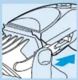 PHILIPS HQC484 - Taille avec guide de coupe: - 1