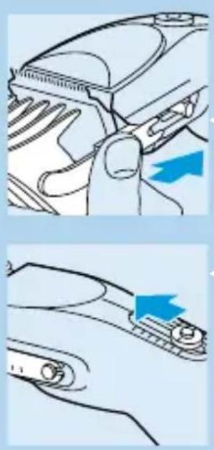 PHILIPS HQC484 - Come tagliare i capelli con l'apparecchio collegato alla presa di corrente - 1