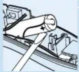 PHILIPS HQC483 - Aprite l'alloggiamento. - 1