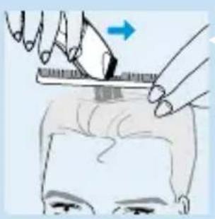 PHILIPS HQC483 - Aparar com um pente ou com os dedos - 2