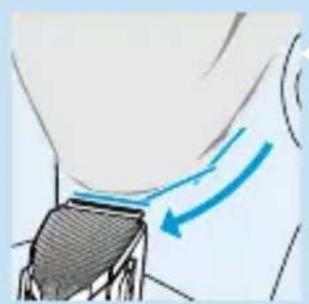 PHILIPS HQC483 - Precise contouring without comb attachment - 3